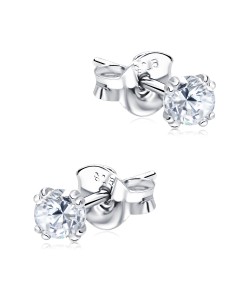 Beautiful CZ Stone Silver Ear Stud STS-5269